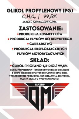 0,1L Glikol Propylenowy Farmaceutyczny 99,5% 100ml