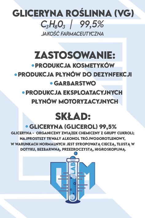 (1L+1L) Gliceryna Farm. 99,5% 1L + Glikol Propyl. 99,5% 1L