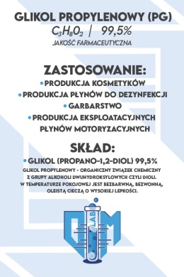 (1L+1L) Gliceryna Farm. 99,5% 1L + Glikol Propyl. 99,5% 1L