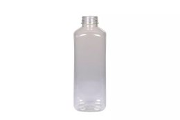 Butelka PET kwadratowa z korkiem pojemność 1000ml